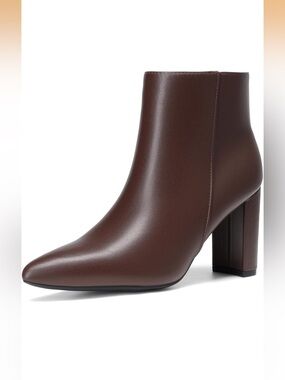 Classic Pointed Toe Ankle Boots - Women